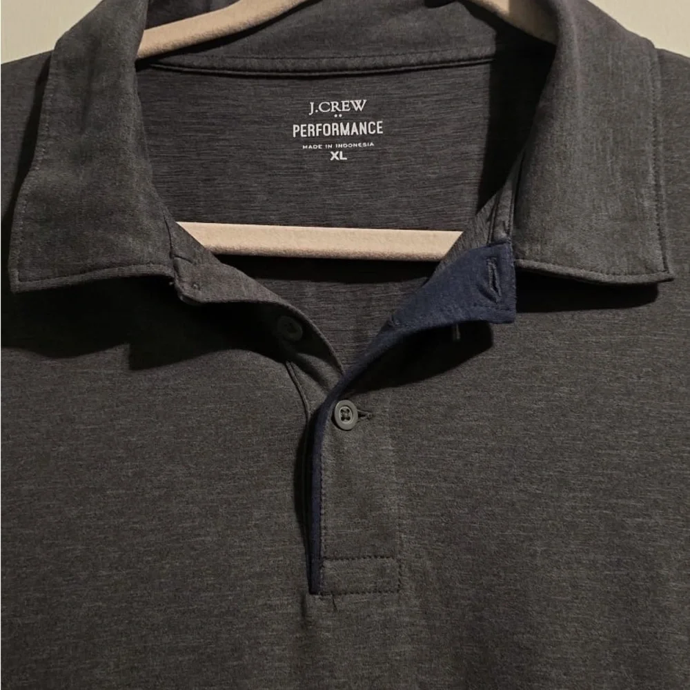 J. Crew Men's Black Polo Shirt